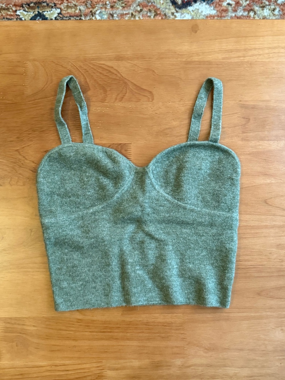 Aritzia Wilfred Sicily Sweater Bustier Tank Top